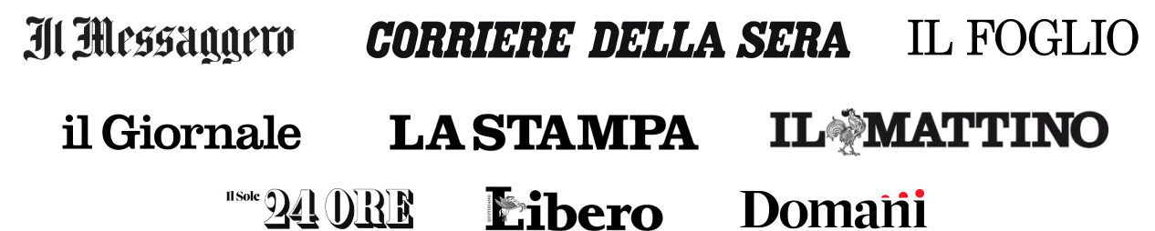 Loghi testate giornalistiche